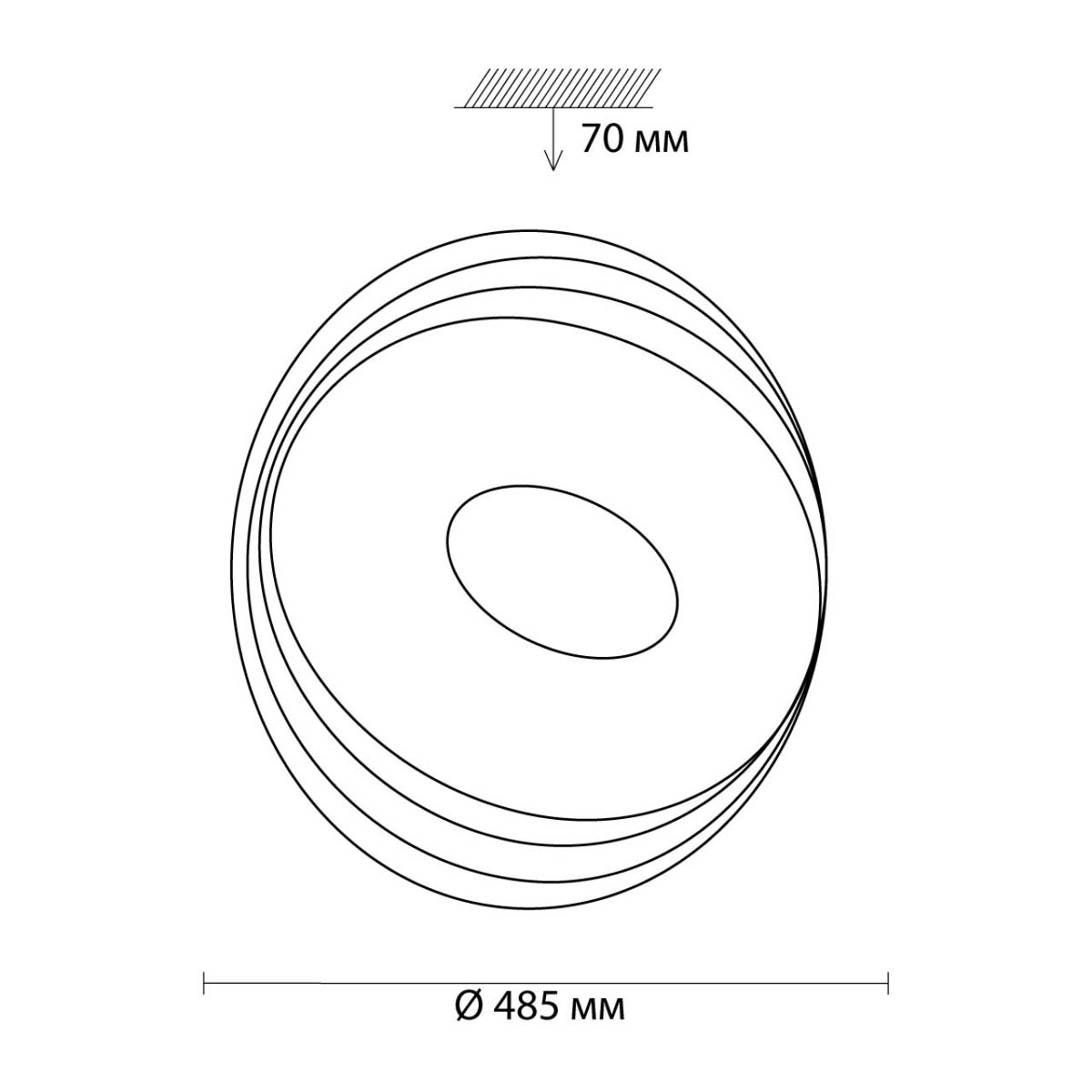 Накладной светильник Sonex 3027/EL