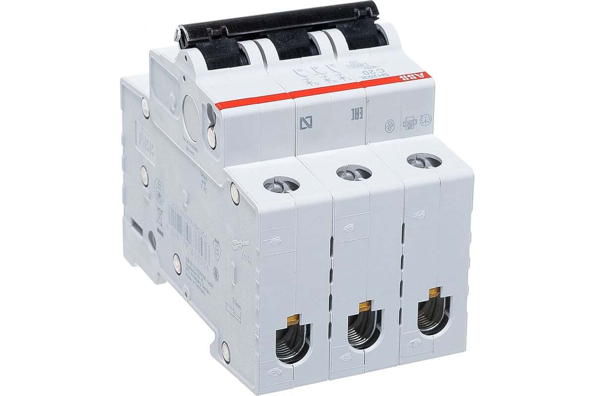 Автоматический выключатель ABB SH203L 3-полюсный C20 4,5кА