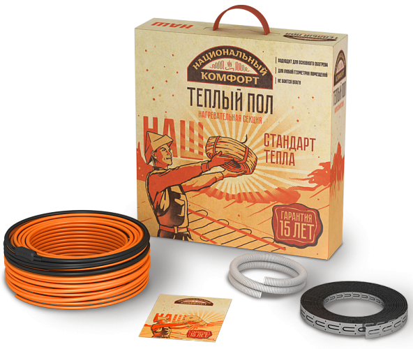 Нагревательный кабель в стяжку БНК-1770