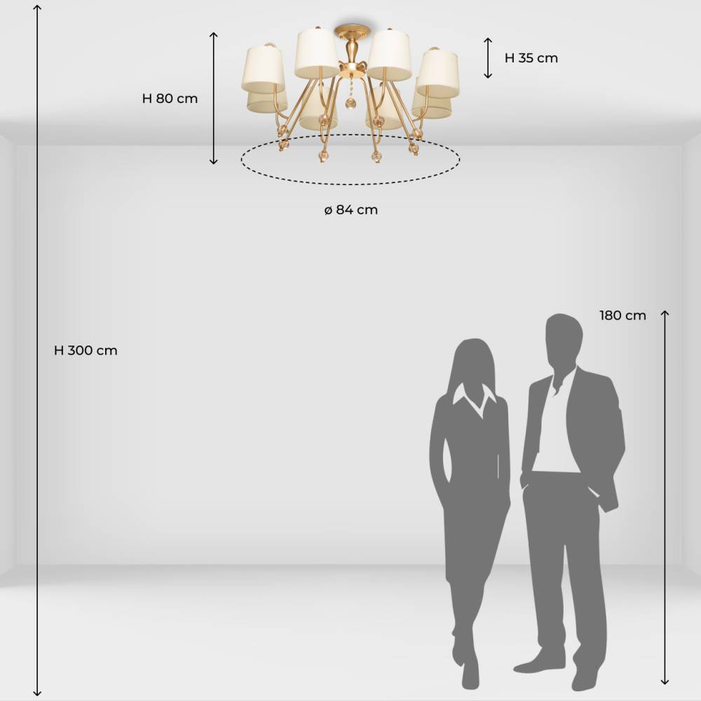 Подвесная люстра MW-Light Вега 329012308