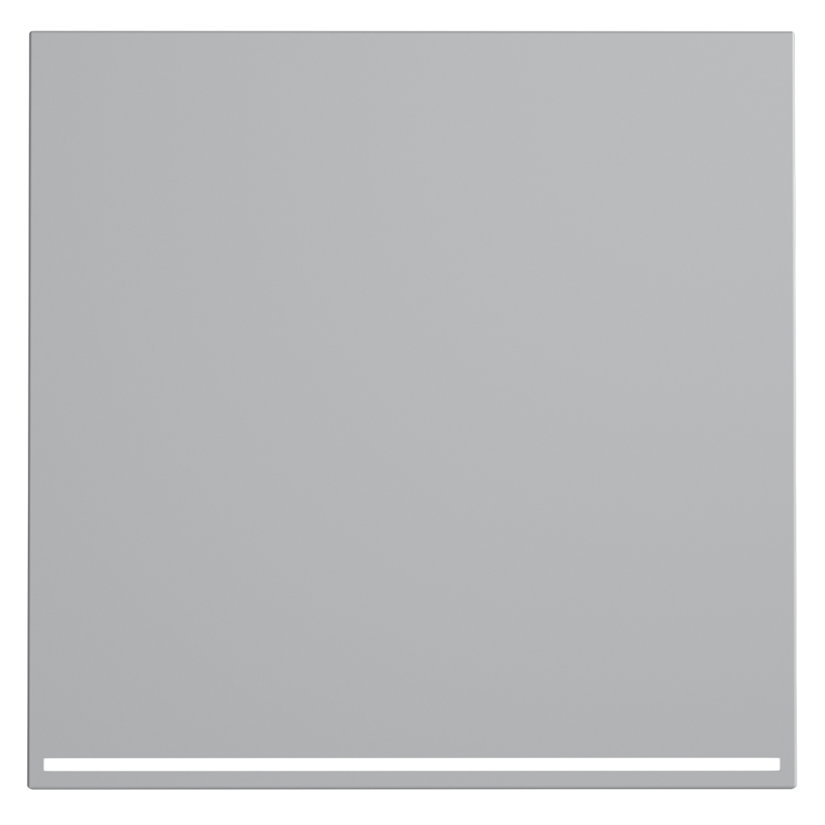 Клавиша для выключателя/переключателя одноклавишного с подсветкой Voltum S70 (серый) VLS000216