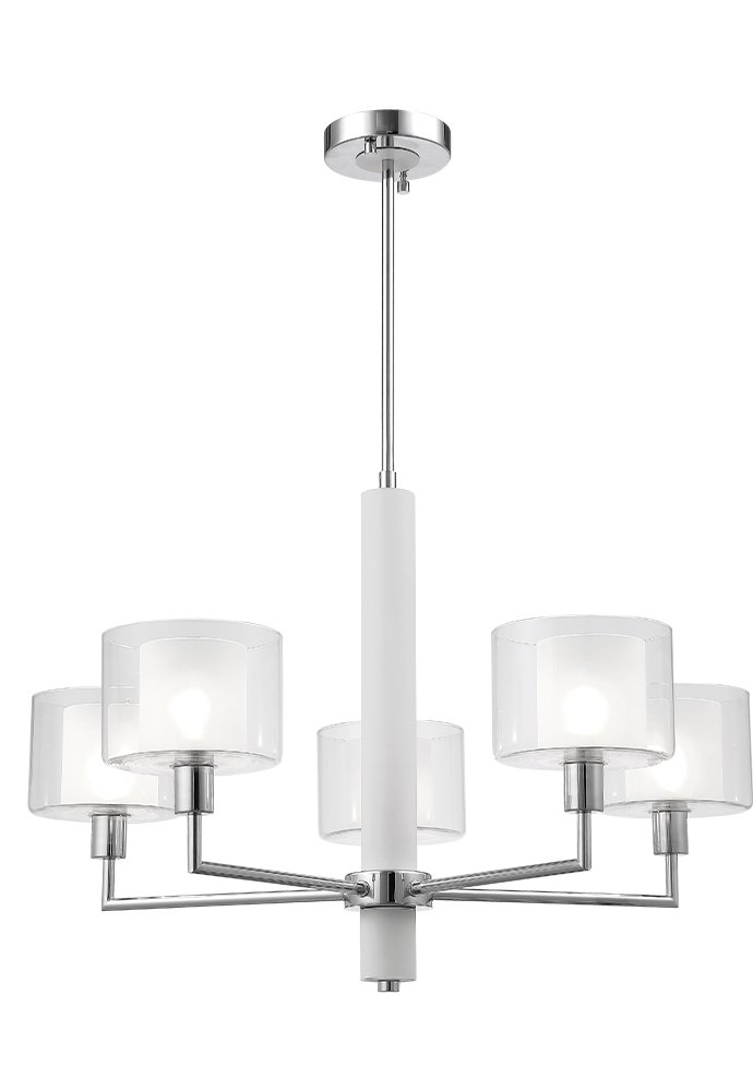 Люстра на штанге Crystal Lux MAESTRO SP-PL5 CHROME