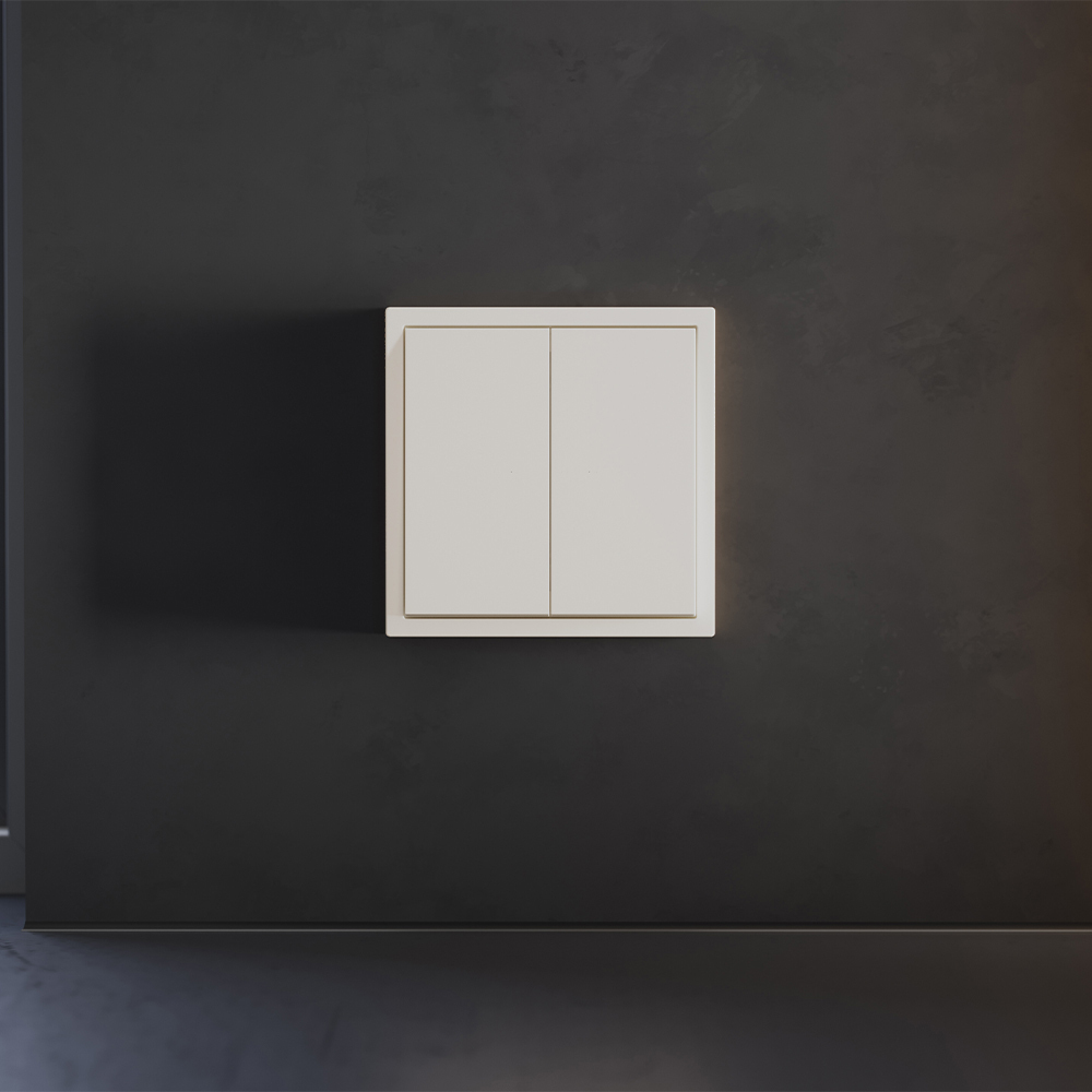 Клавиши для выключателя/переключателя двухклавишного Voltum S70 (хлопок) VLS000313