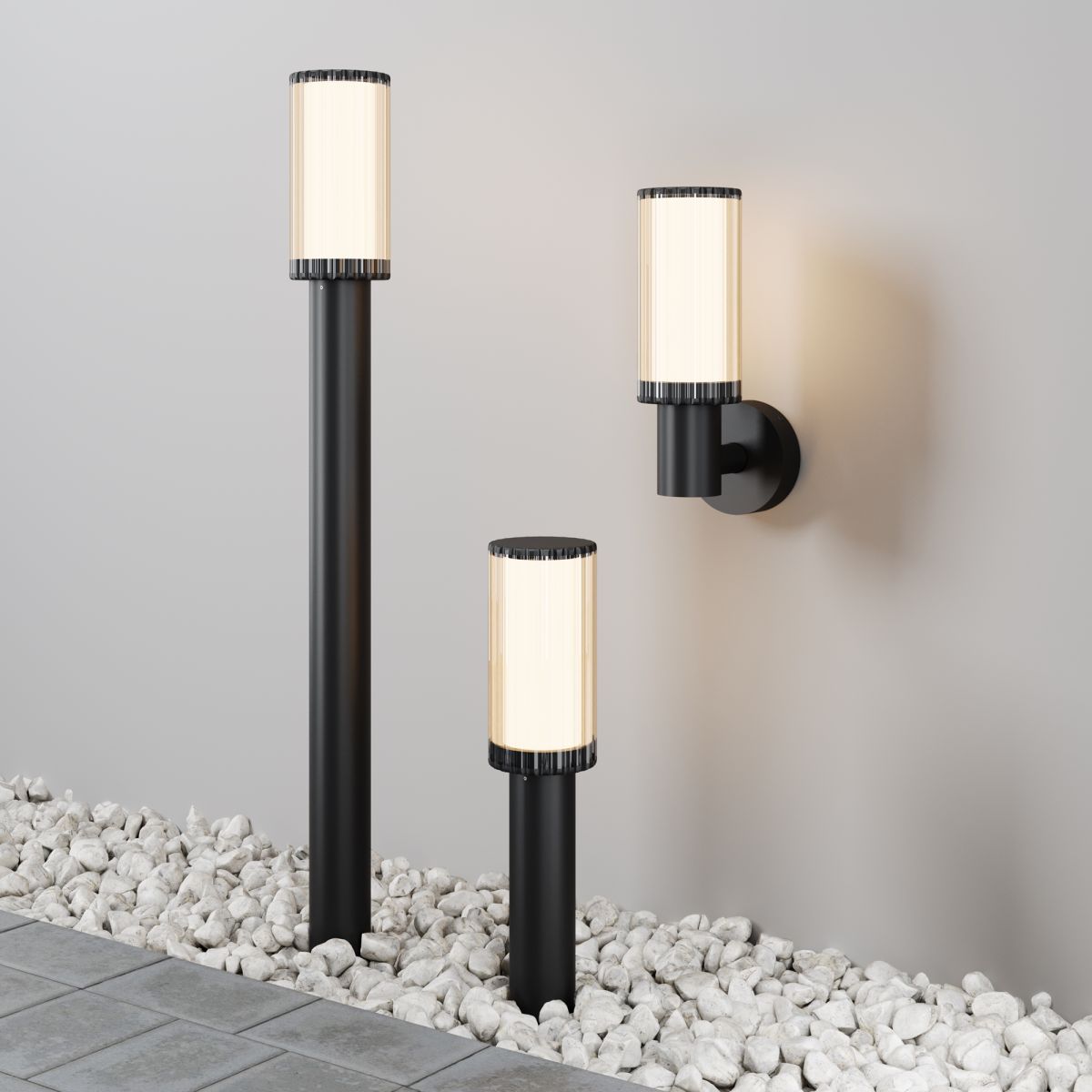 Ландшафтный светильник Maytoni Rib O502FL-01B