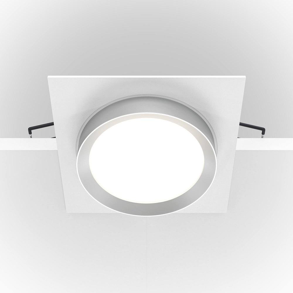 Встраиваемый светильник Maytoni Hoop DL086-GX53-SQ-WS