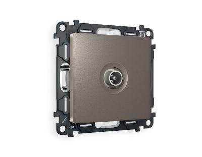 Комплект механизма TV розетки проходной 5-1000 MHz 4dB Ambrella Volt Alfa MA643030