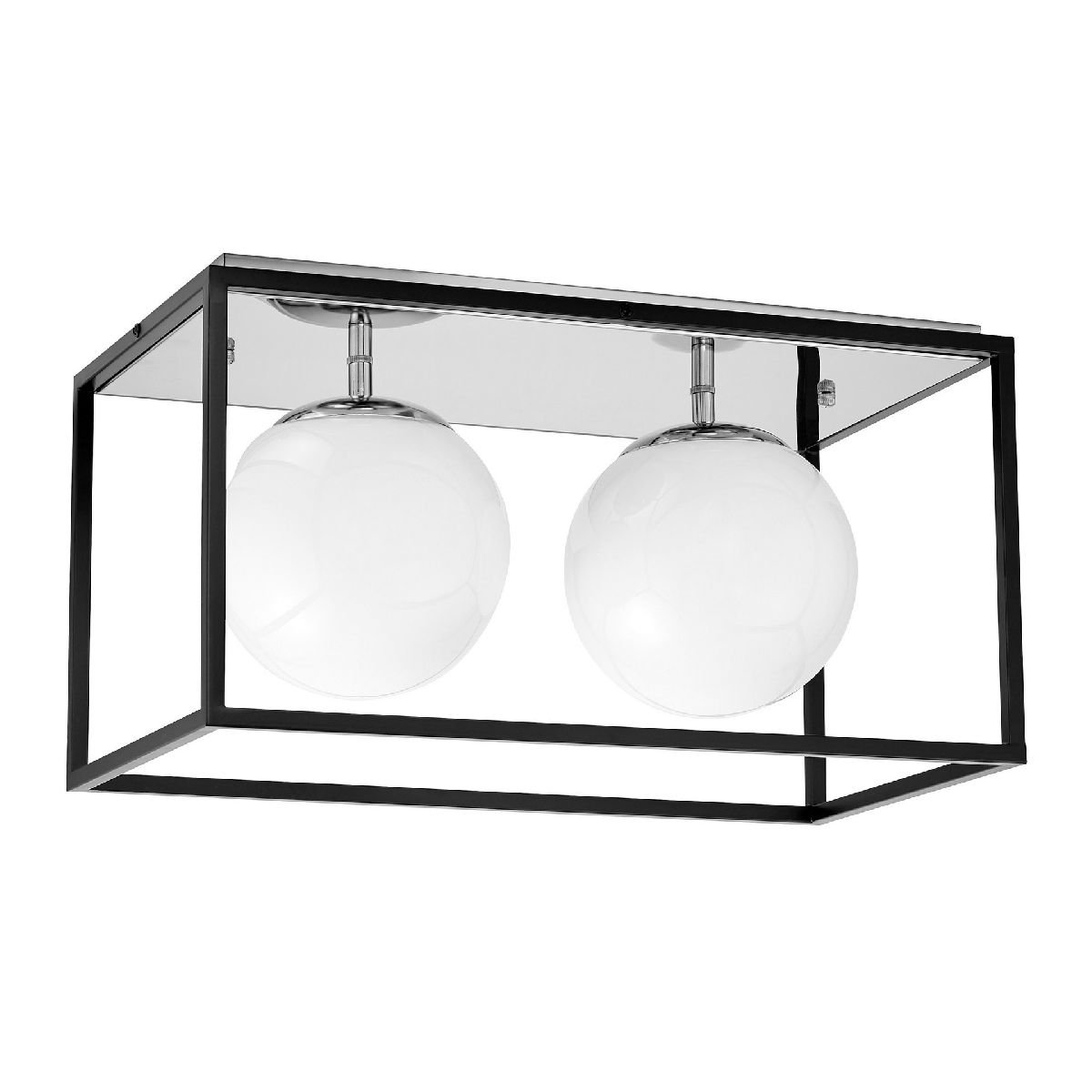 Потолочный светильник Lumina Deco Maldini LDC 8060-2 CHR+BK
