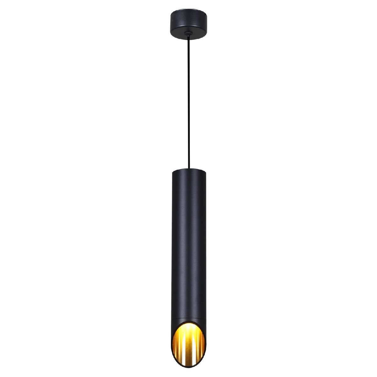 Подвесной светильник Reluce 16007-0.9-001LD 300mm GU10 BK+GD