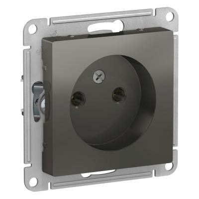 Розетка б/з, 16А Systeme Electric AtlasDesign Сталь ATN000941
