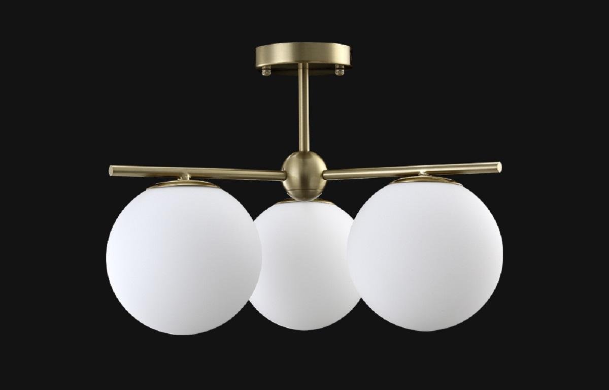 Подвесная люстра Crystal Lux FELIZ SP-PL3 BRONZE/WHITE