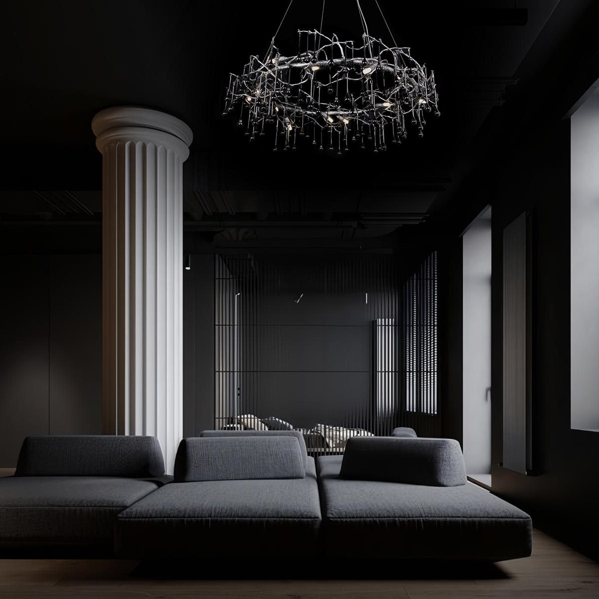 Подвесная люстра Loft IT Bijout 10067/1500 BK