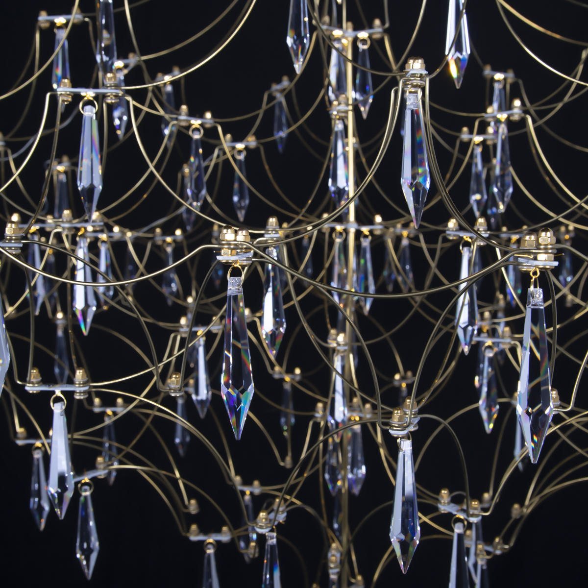 Подвесная люстра Loft IT Mira 10259/1200 Gold Asfour