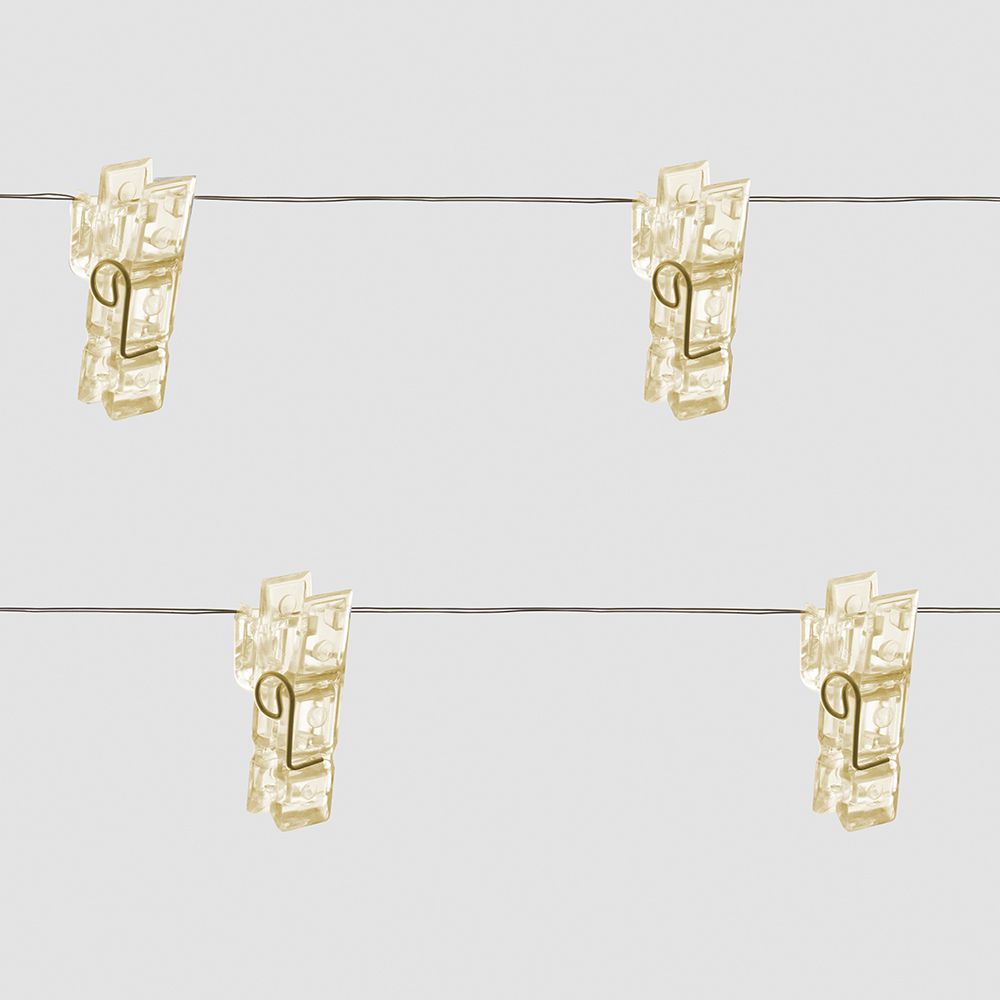 Светодиодная гирлянда Feron Прищепки USB теплый белый без мерцания CL574 41652