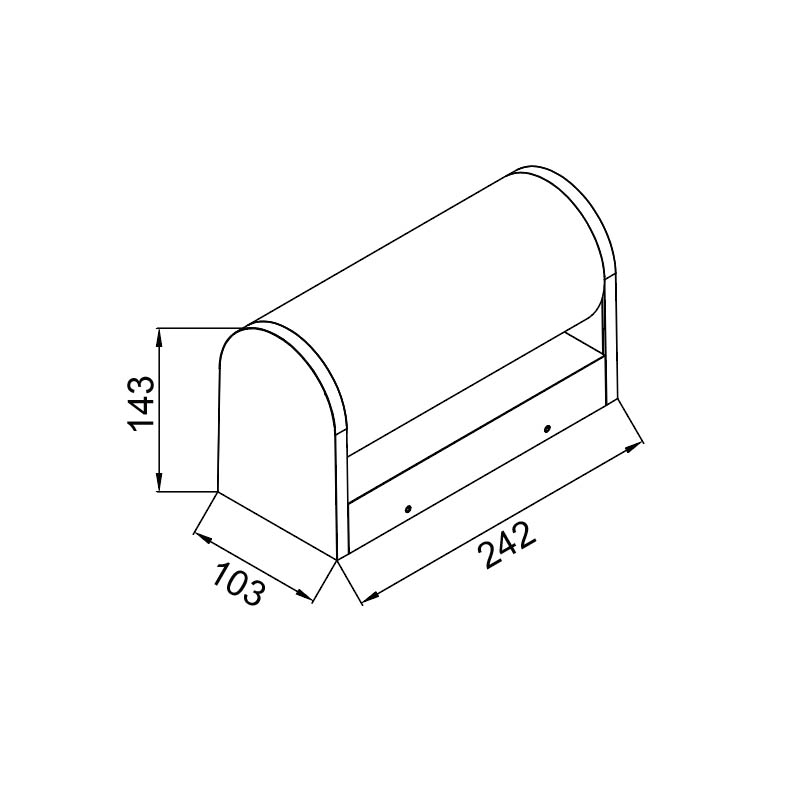 Уличный настенный светильник Mantra Gant 9280