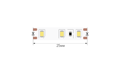 Светодиодная лента SWG Standard 12В 2835 9,6Вт/м 4000K 5м IP20 SWG-EC2120-12-9.6-NW 026464