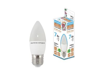 Лампа светодиодная TDM Electric Народная E27 7W 6500K матовая SQ0340-1544