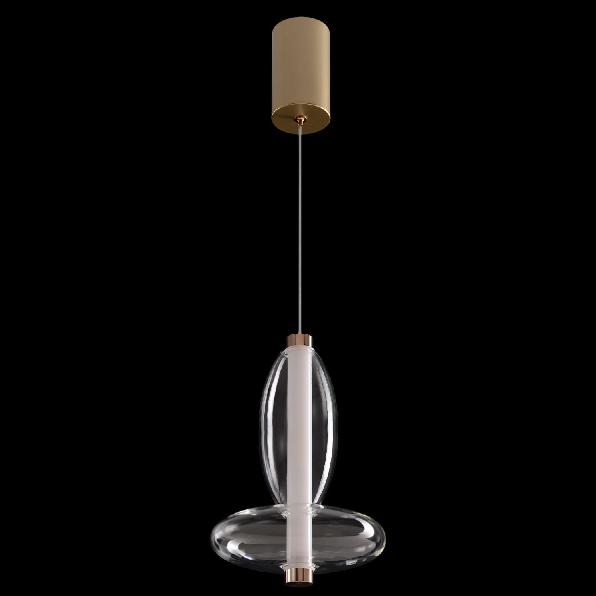 Подвесной светильник Crystal Lux QUASAR SP7W LED TRANSPARENT