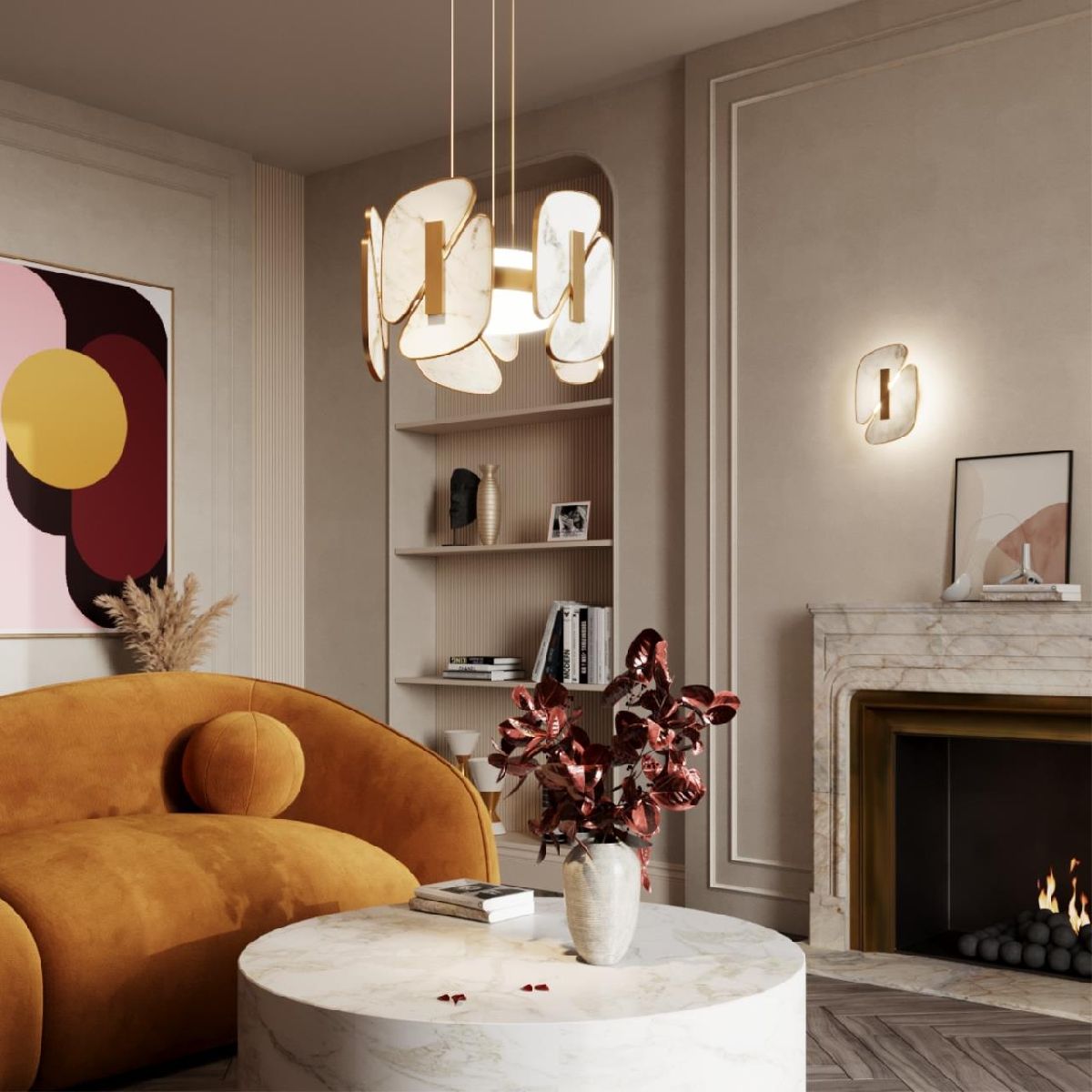 Настенный светильник Odeon Light Chiara 6638/10WL