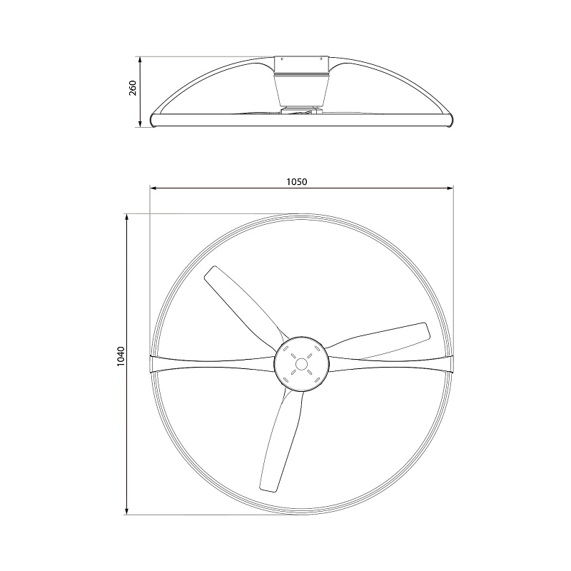 Потолочная люстра-вентилятор Mantra Nepal 7531