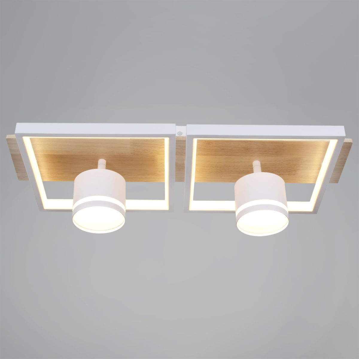 Потолочный светильник Reluce 19560-0.3-2+2 WH+WOOD