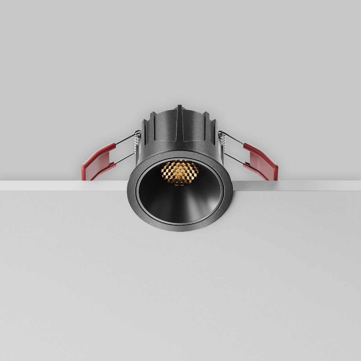 Встраиваемый светильник Maytoni Alfa LED DL043-01-10W2.7K-RD-B