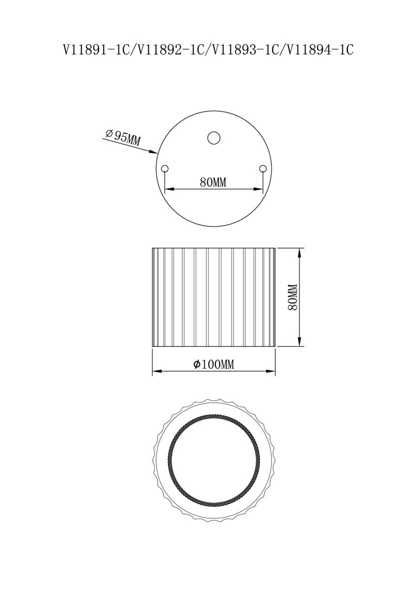Точечный светильник Moderli Cora V11893-1C