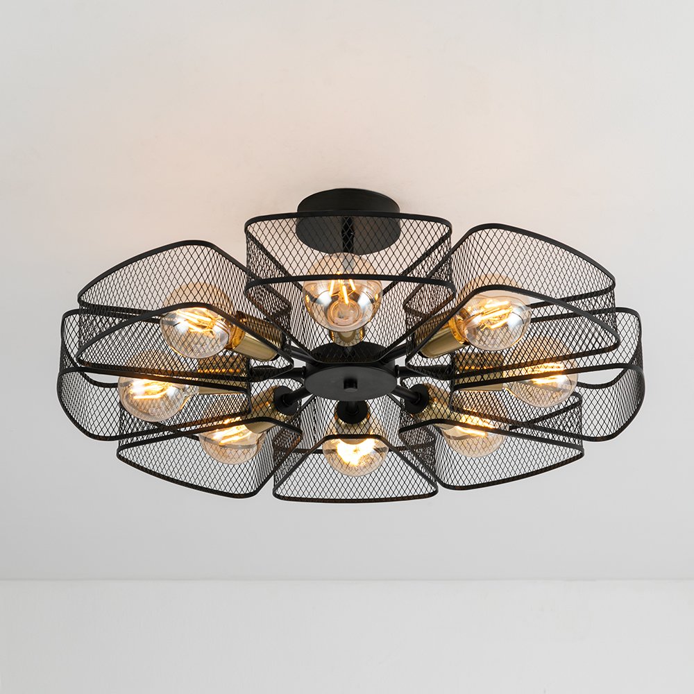 Люстра на штанге Arte Lamp Maasym A7044PL-8BK