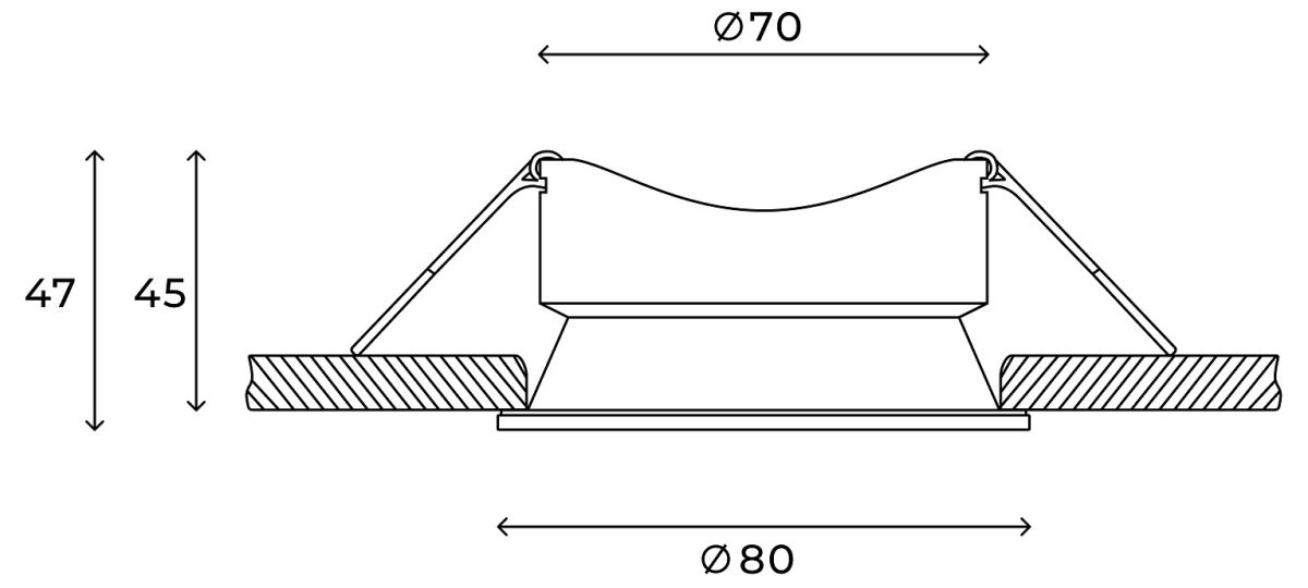 Точечный светильник Hesby Lighting Harstad HSBL_0228