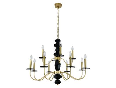 Подвесная люстра Newport Vanessa 3878+4/С brass М0070883