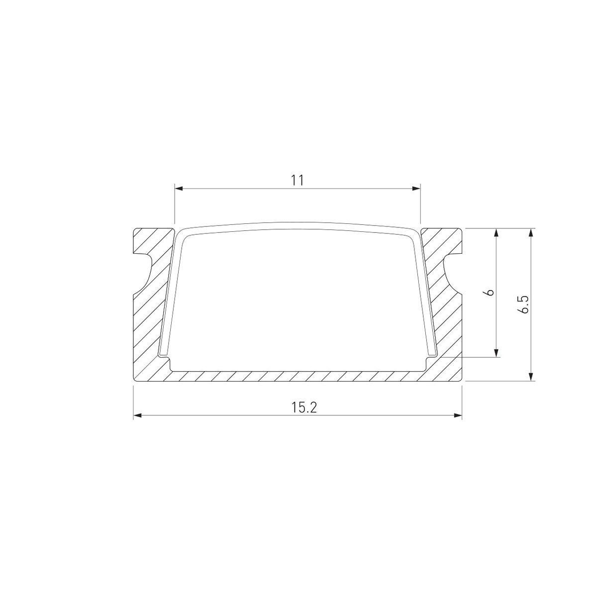 Профиль алюминиевый с экраном Elektrostandard LL-2-ALP006 4690389170430