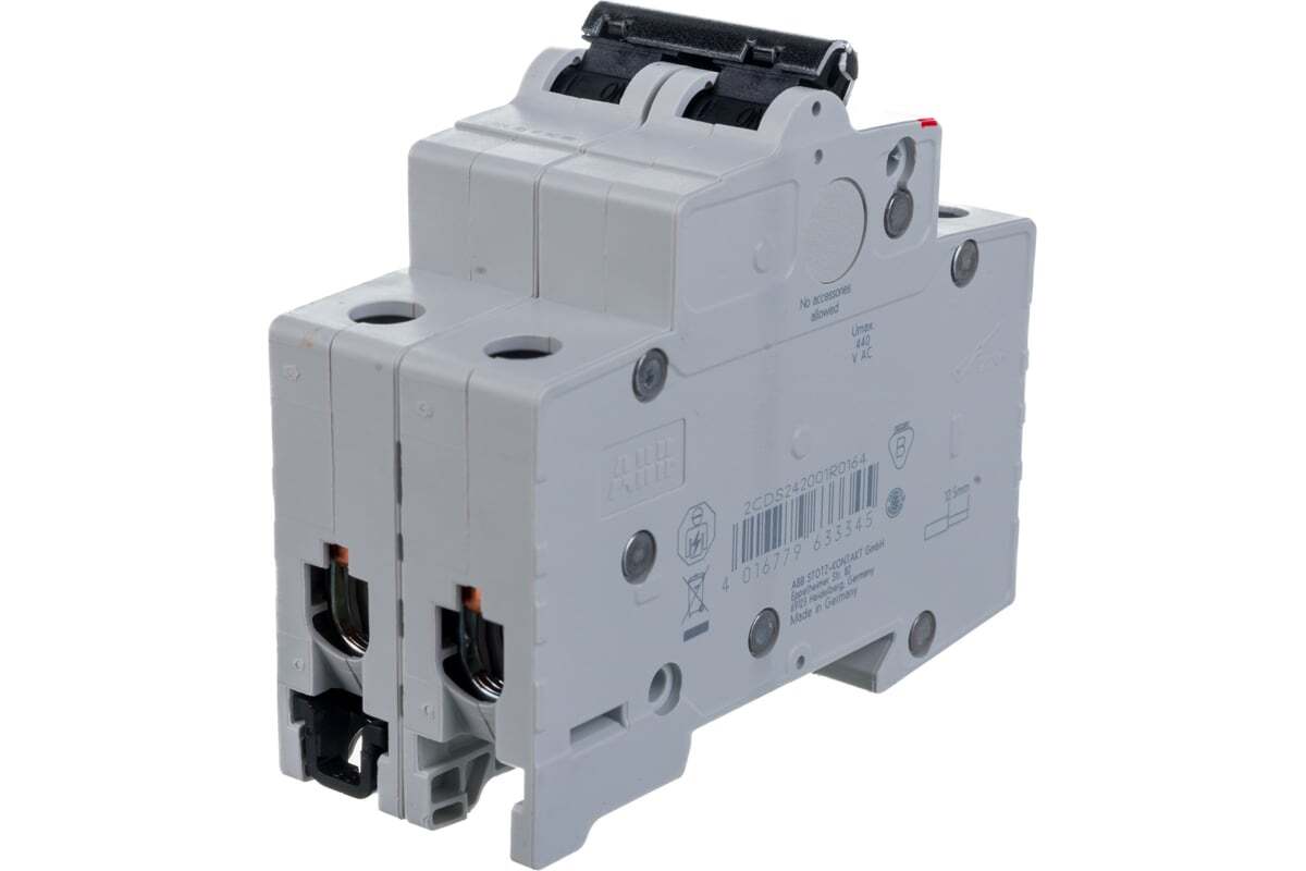 Автоматический выключатель ABB SH202L 2-полюсный C16 4,5кА