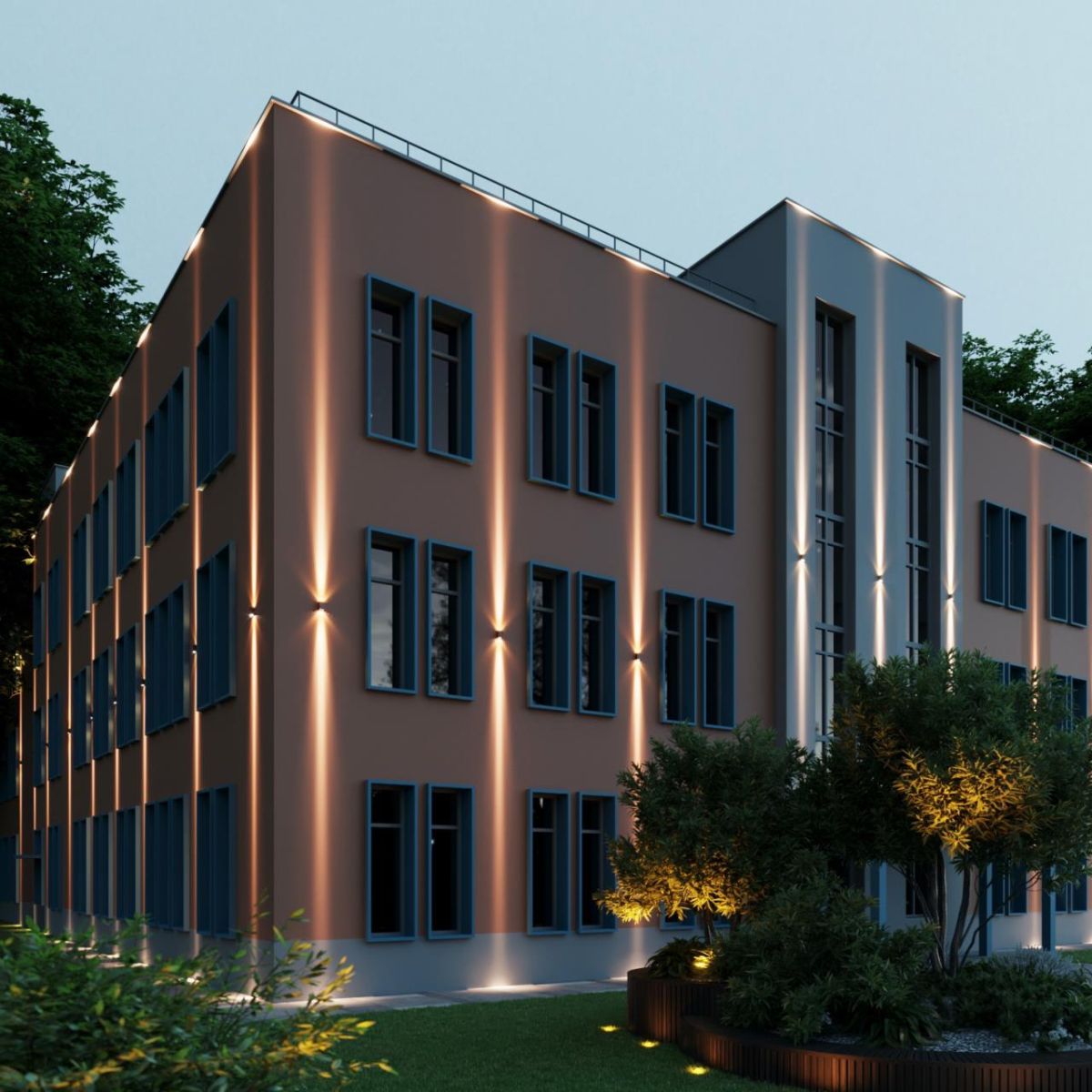 Уличный настенный светильник Odeon Light Nature Arrow 7188/10WL