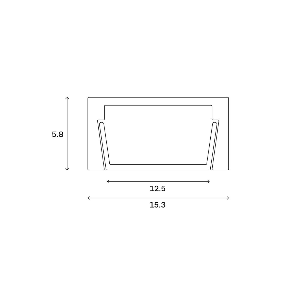 Накладной профиль для светодиодной ленты Hesby Lighting Line HSBL_0196