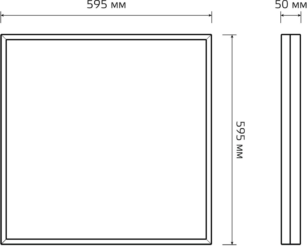 Светодиодная панель Gauss Mir G1-A0-00070-01G02-4003040