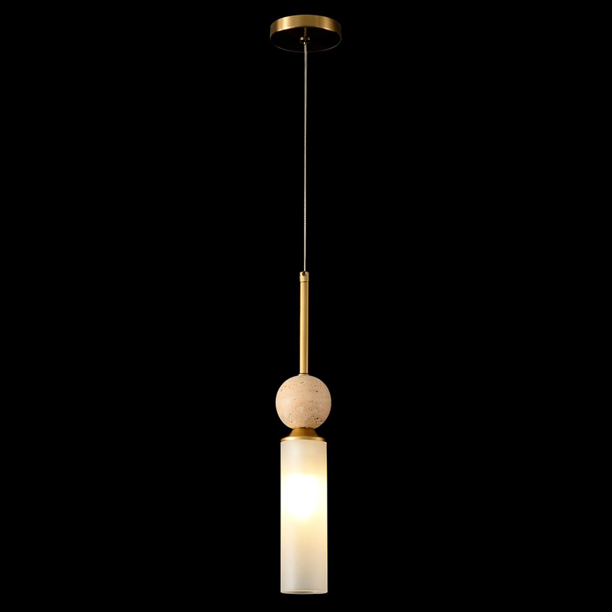 Подвесной светильник Crystal Lux SIMPLY SP1 BRASS