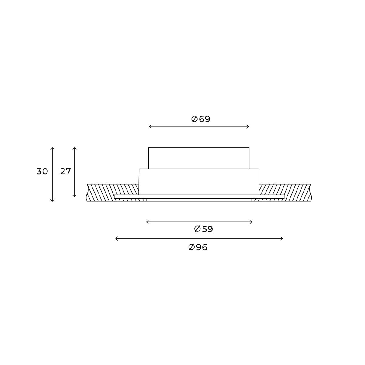 Точечный светильник Hesby Lighting Stockholm HSBL_0201