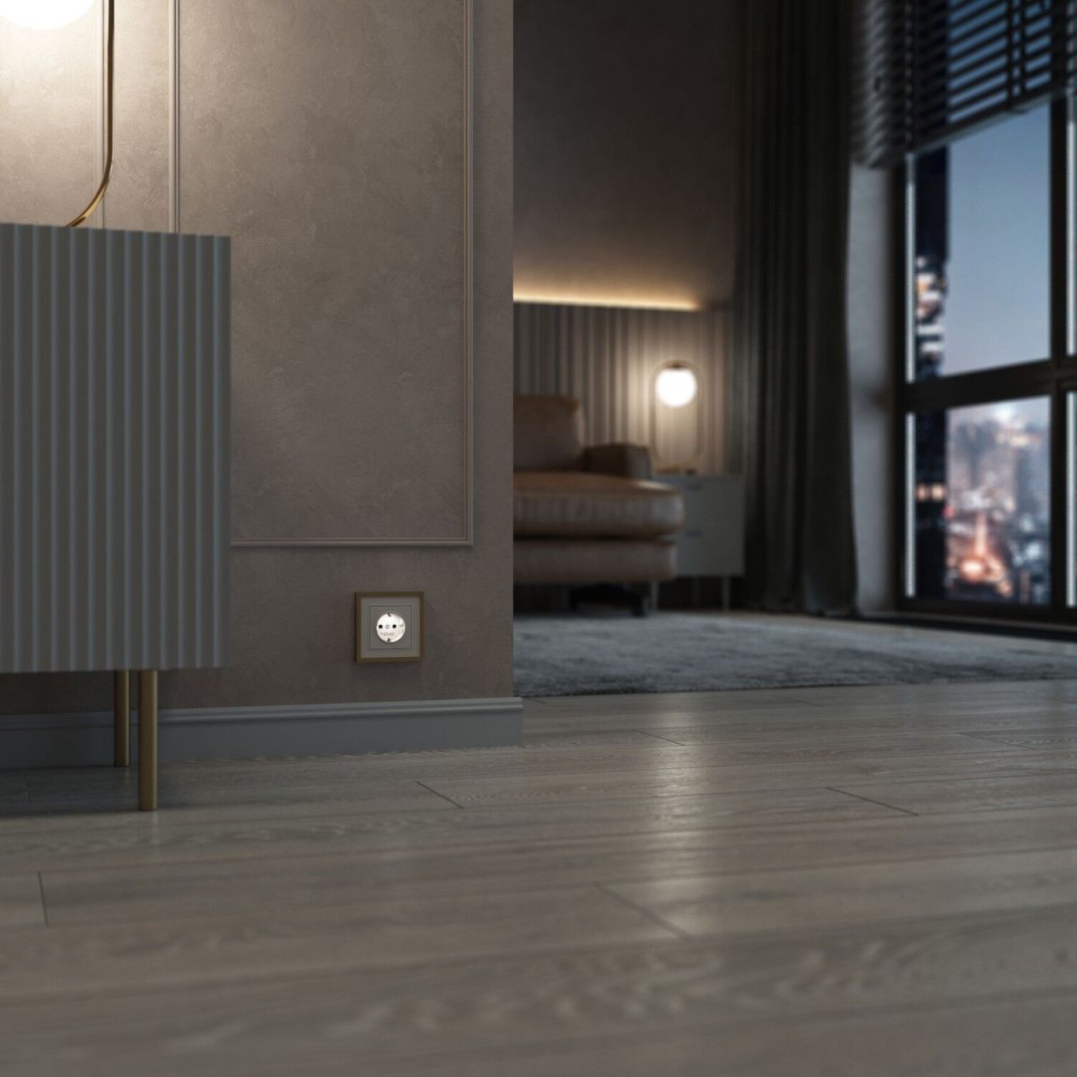 Розетка с подсветкой Werkel W1171462 4690389213229 a069610