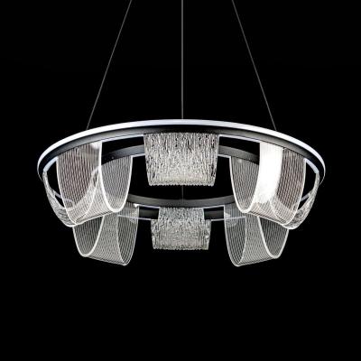 Подвесная люстра LED4U L7706-630 BK