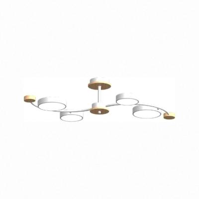 Люстра на штанге LED4U L3206-800 WH