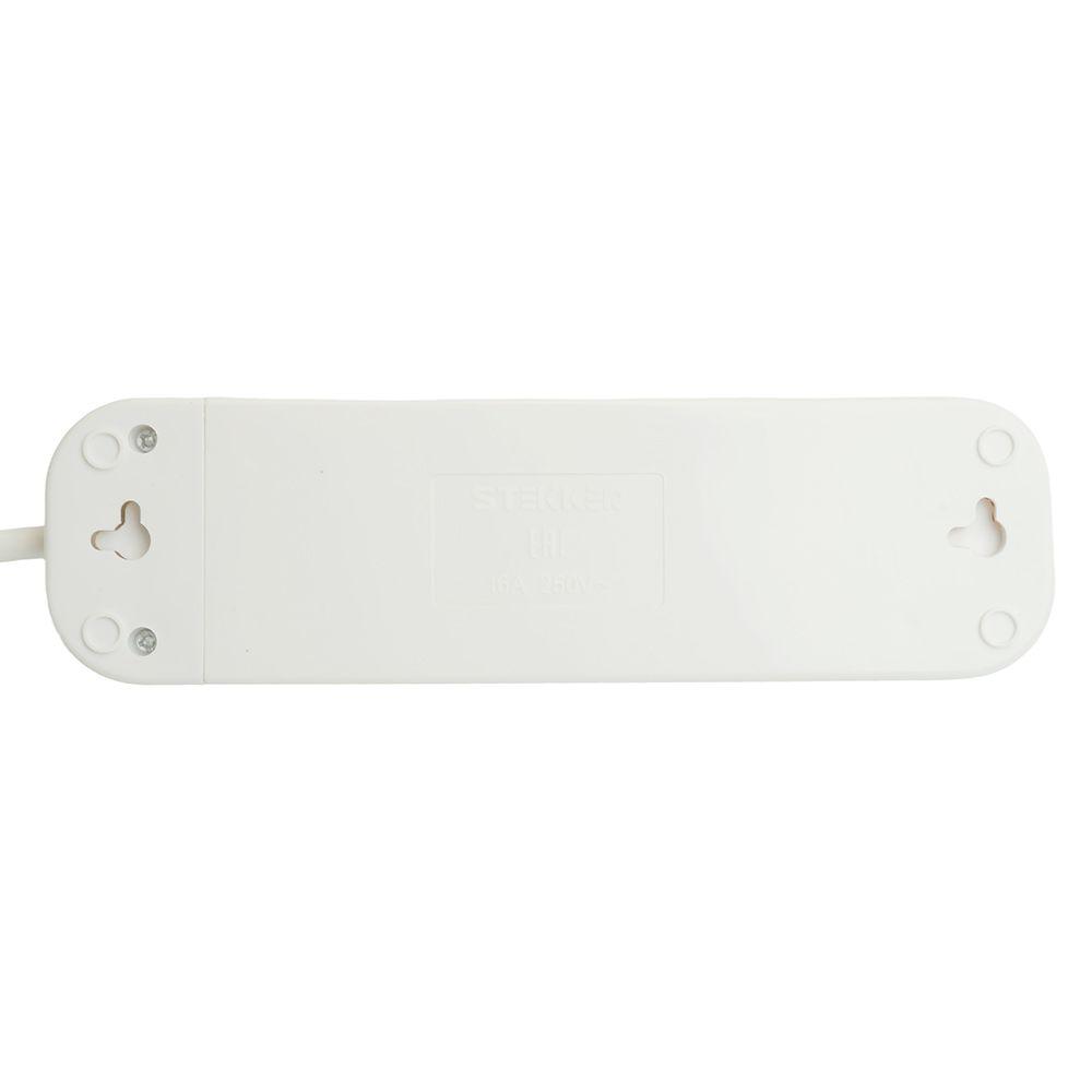 Удлинитель Stekker Home 4гн 3м с/з HM06-40-03 49351