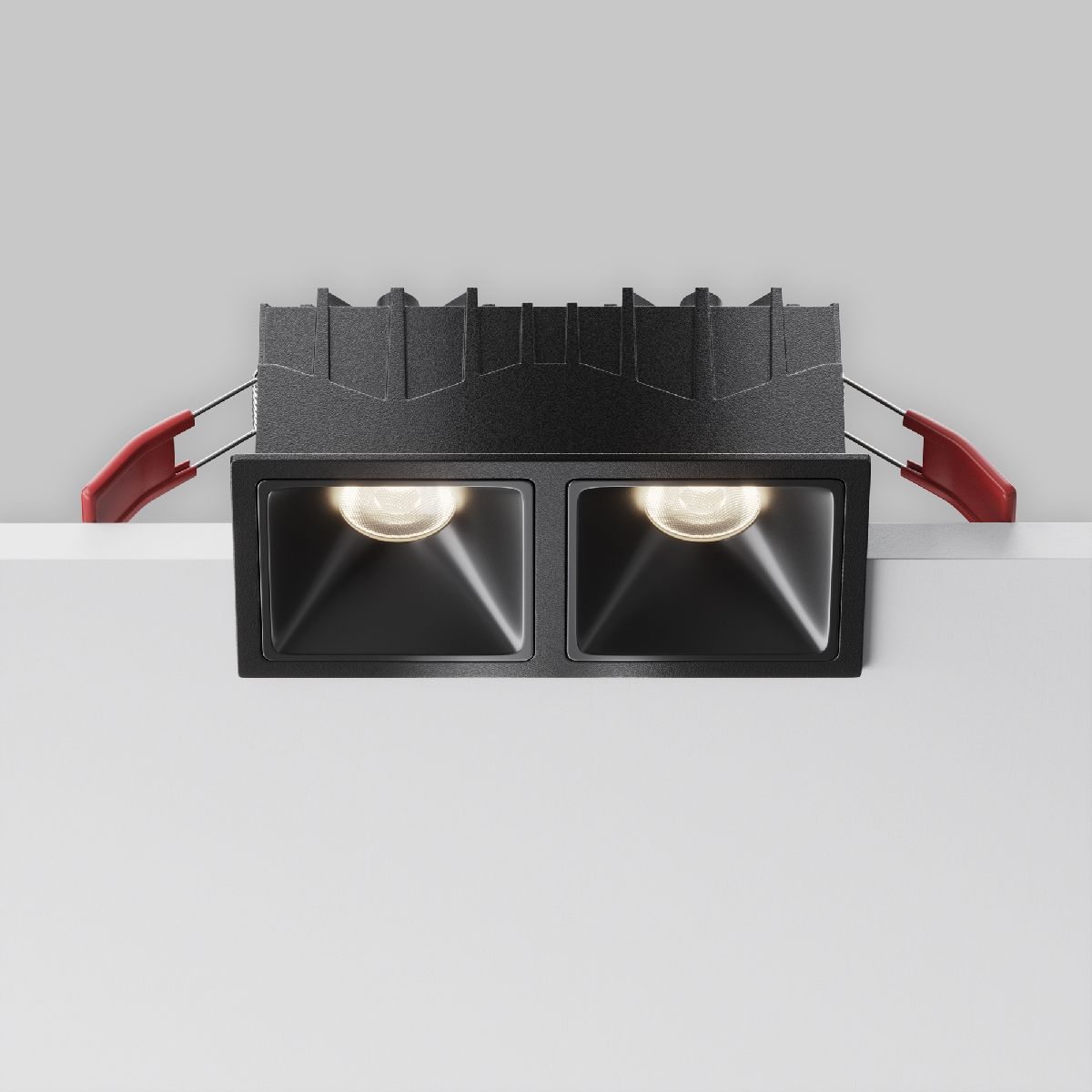 Встраиваемый светильник Maytoni Alfa LED DL043-02-10W4K-SQ-B-1