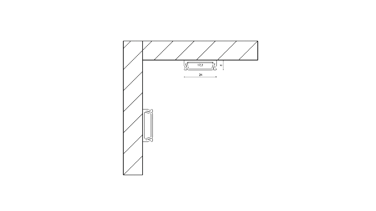 Профиль алюминиевый (комплект) SWG Standard SF-2006 00000000987