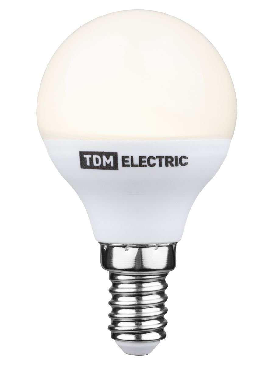 Лампа светодиодная диммируемая TDM Electric Е14 6W 4000K прозрачная SQ0340-0200