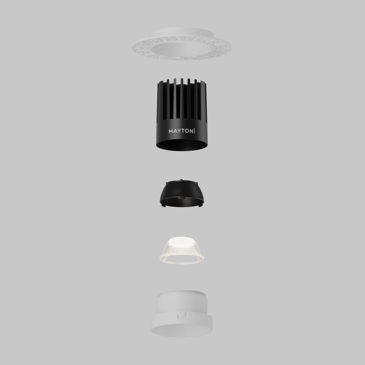 Встраиваемый светильник Maytoni Dip DL121-15W-4K-TRS-W