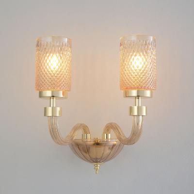 Бра Crystal Lux SILVESTRO AP2 AMBER