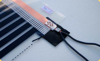 Комплект зажимов для теплого пленочного пола