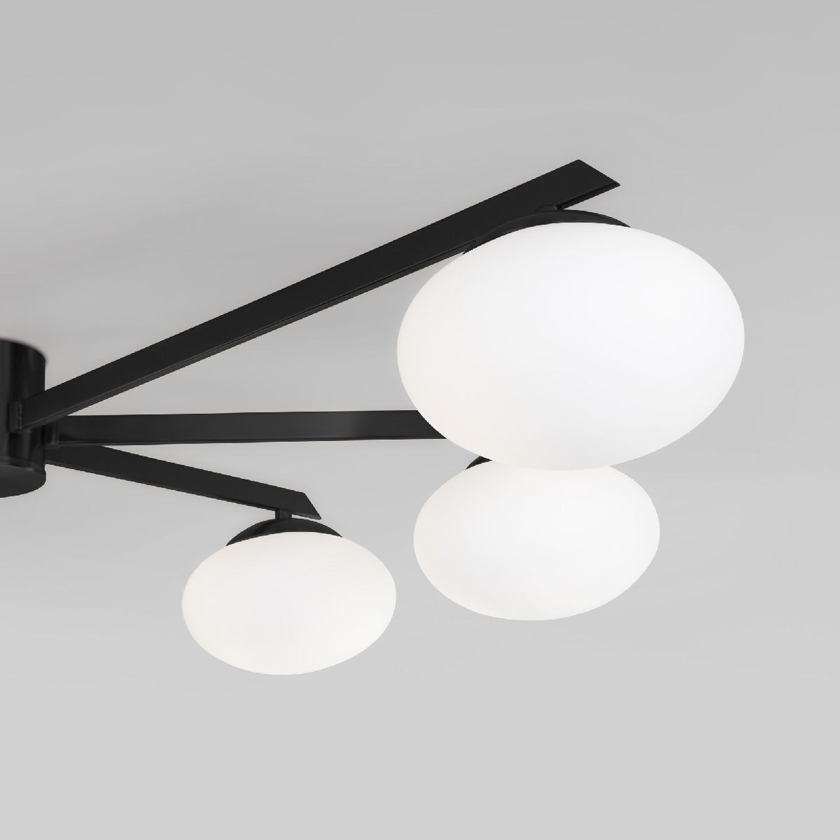 Потолочная люстра Eurosvet Opaline 70220/6 черный Smart a065765