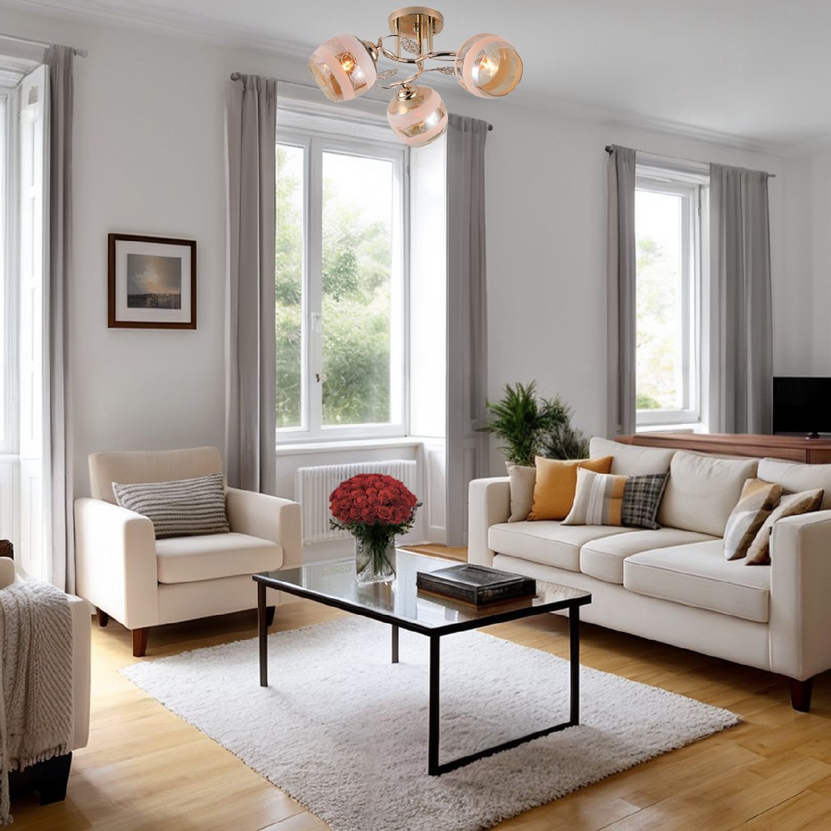 Потолочная люстра Escada Aiva 1110/3PL