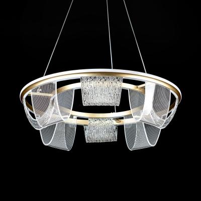 Подвесная люстра LED4U L7706-630 GD