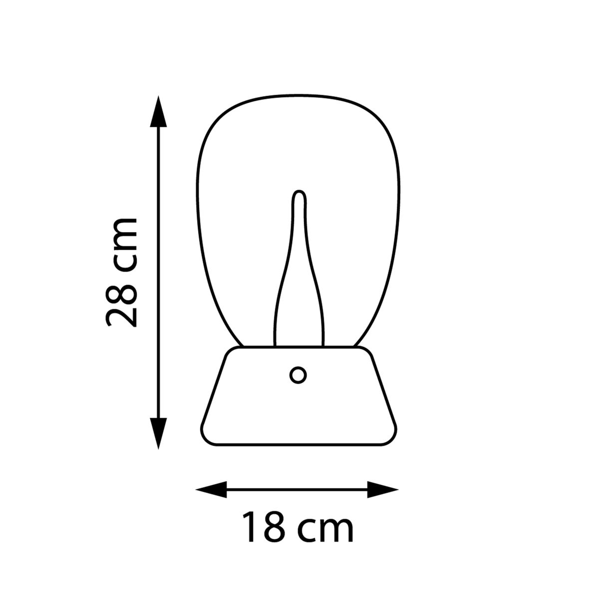 Настольная лампа диммируемая Lightstar Uovo III 807914